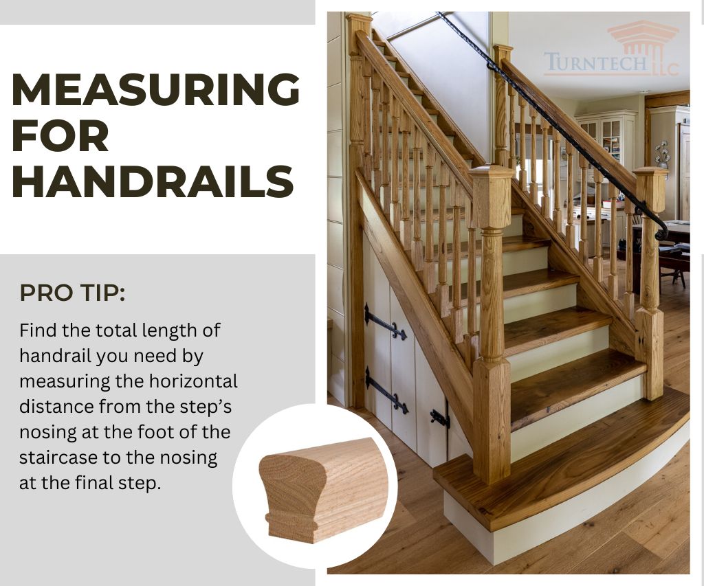 how to measure handrails